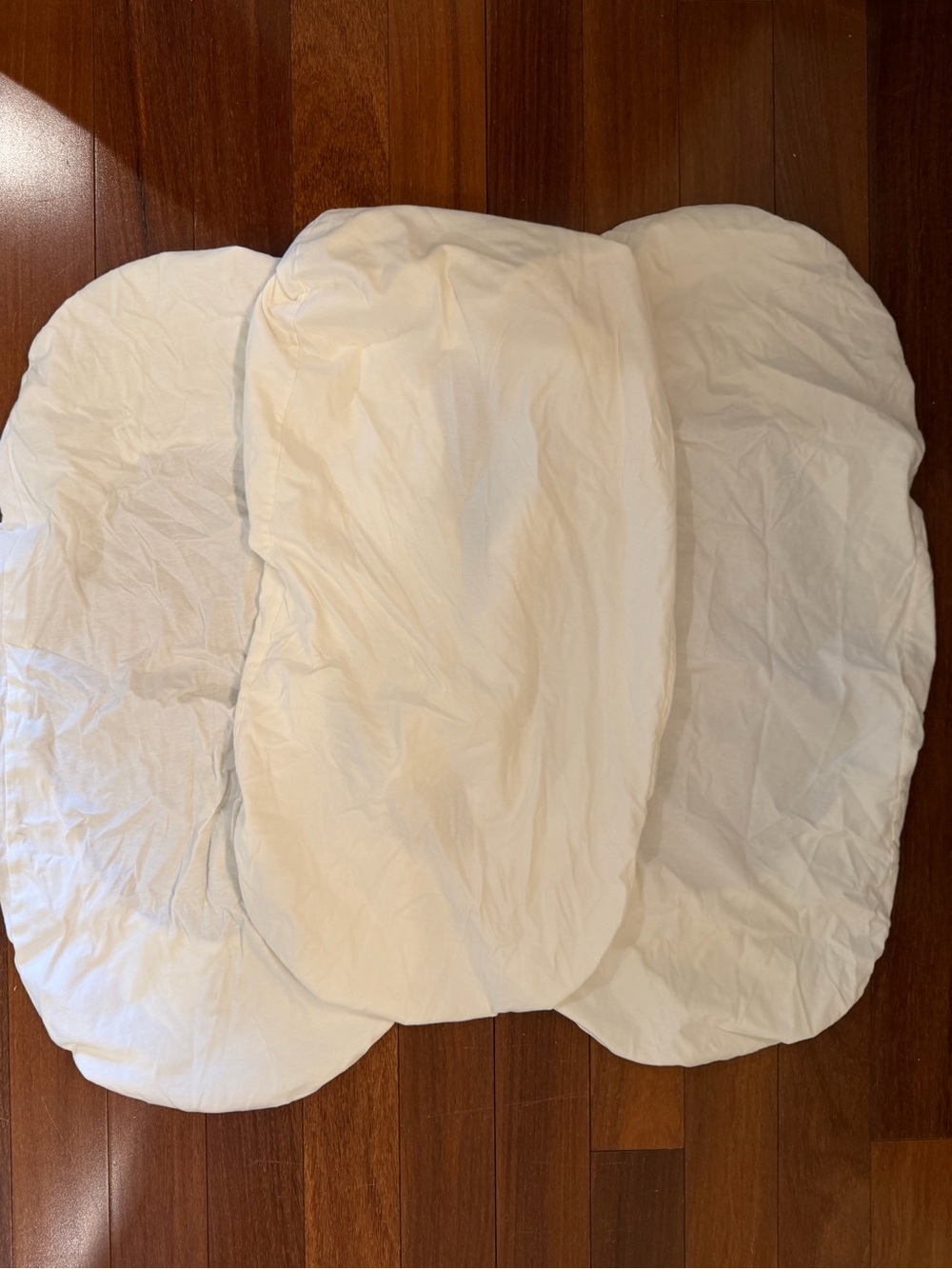 100% Organic Cotton SNOO Baby Bassinet Fitted Sheet, White, SET OF 3